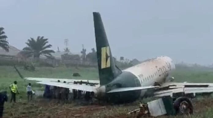 Túlfutott egy Embraer E170-es Nigériában