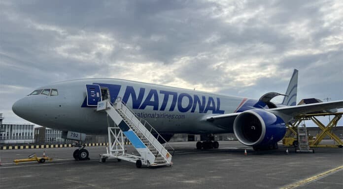 Rekordhosszúságú cargo járatot teljesített egy Boeing 777F