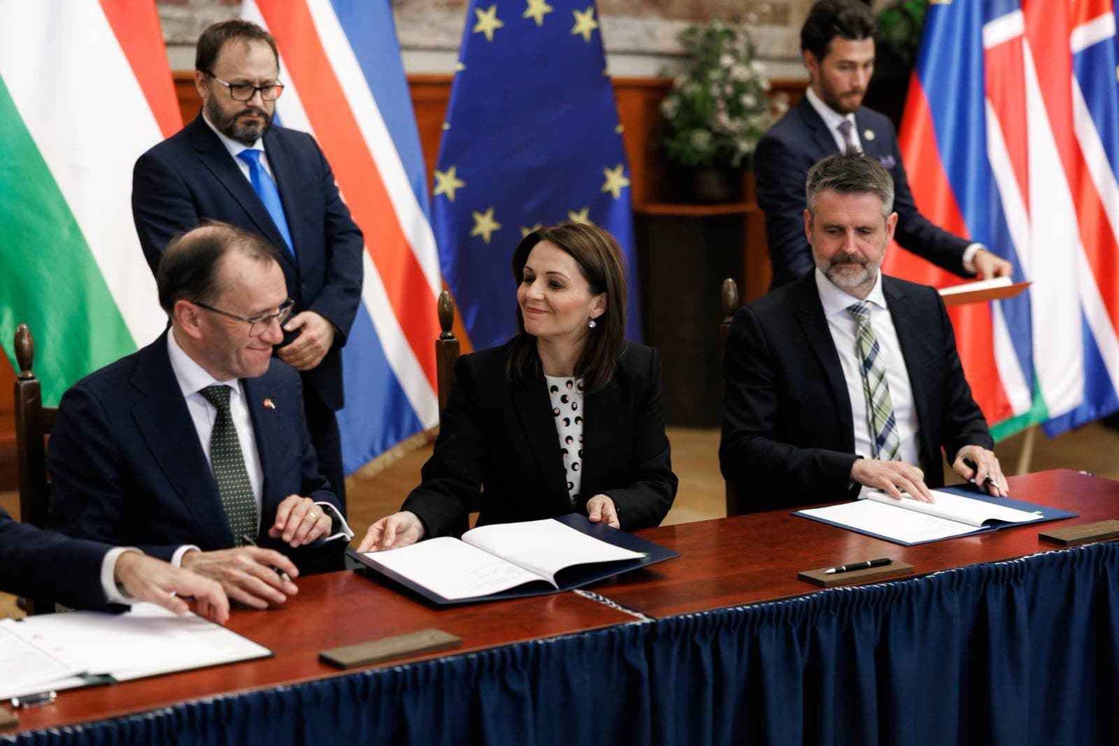 Aláírták a megállapodást a Norvég Alapon keresztül érkező 92 milliárd forintról