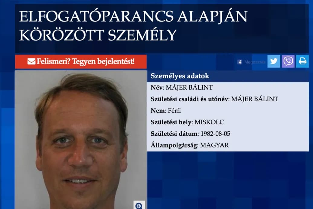 Elfogatóparancsot adott ki a rendőrség a lélegeztetőgép-biznisz egyik főszereplője ellen