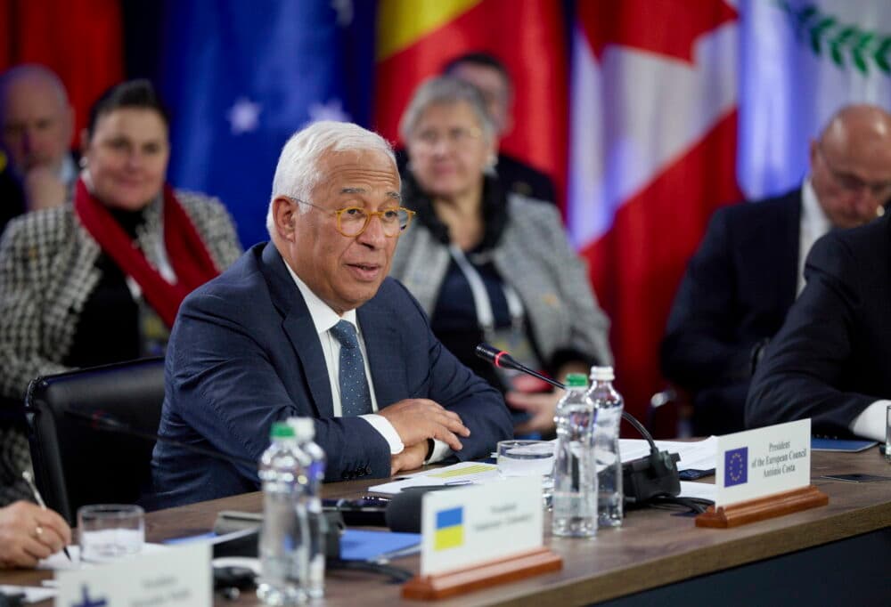 António Costa: Ukrajna támogatása továbbra is prioritás Európa számára