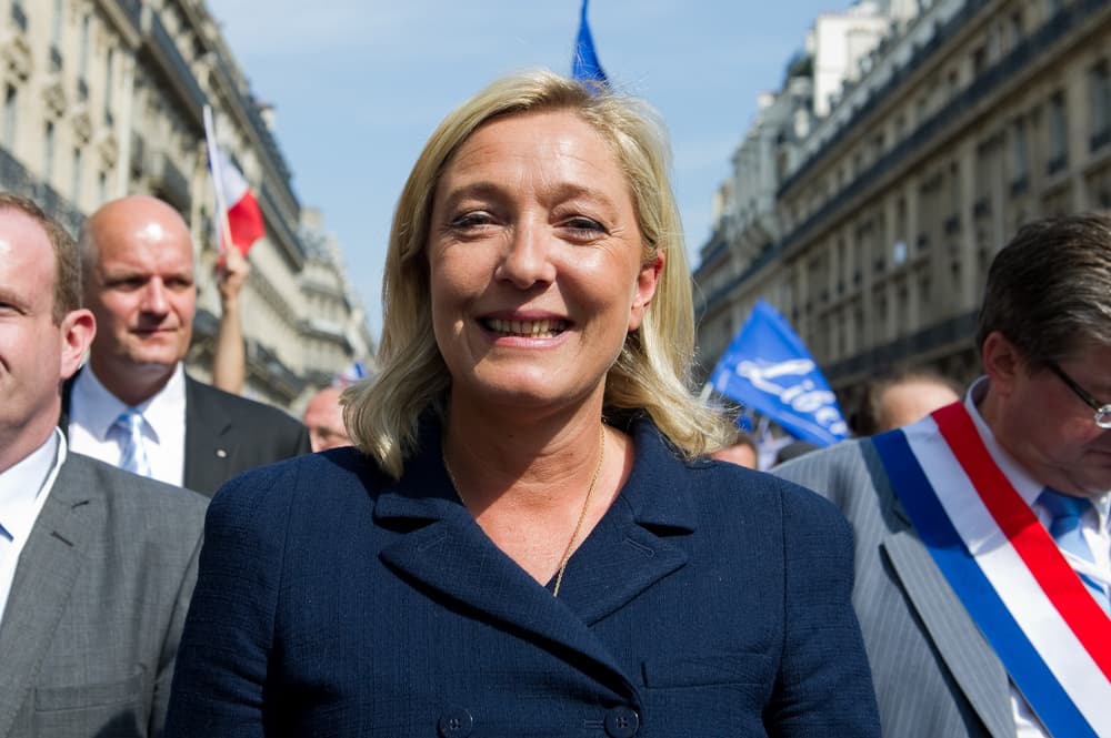 Marine Le Pen ígéretet tett Ukrajna pénzügyi támogatásának leállítására