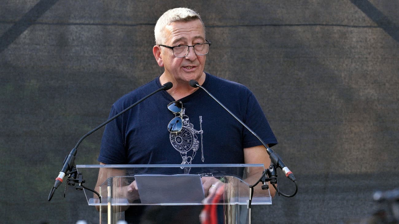 Terror Háza-tüntetés: Schmidt Máriánál csak Bayer Zsolt fogalmazott keményebben