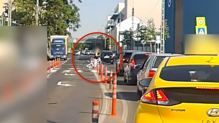 Három autót tört össze egy sofőr Kőbányán, egy másik autó keresztbeállt az M1-esen