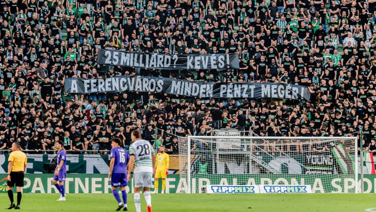 A Ferencváros egyik főszponzora teljes mértékben elhatárolódik a derbin kifeszített FTC-s molinóktól