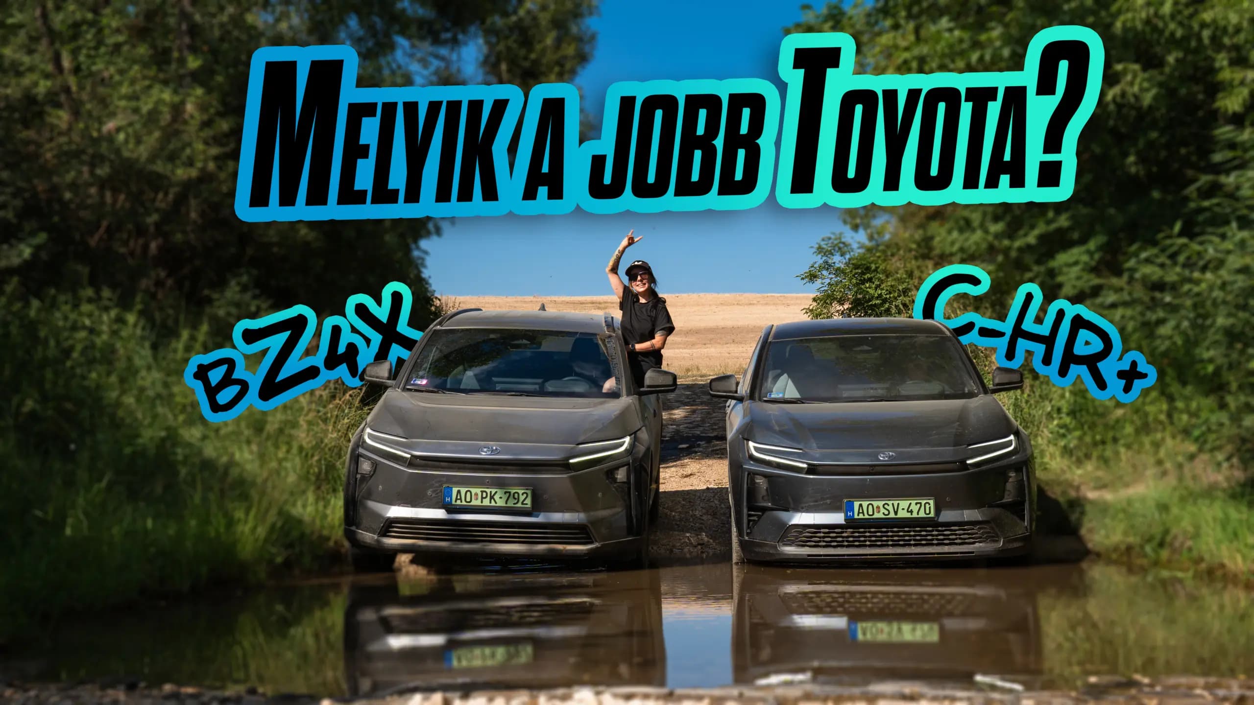 Melyik a jobb Toyota? A bZ4X, vagy a C-HR+?
