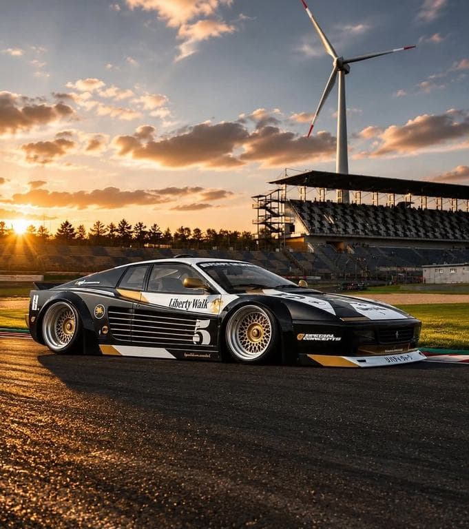 Nem csak a Liberty Walk tette tökéletessé a Ferrarit, amit te is megnézhetsz Budapesten!