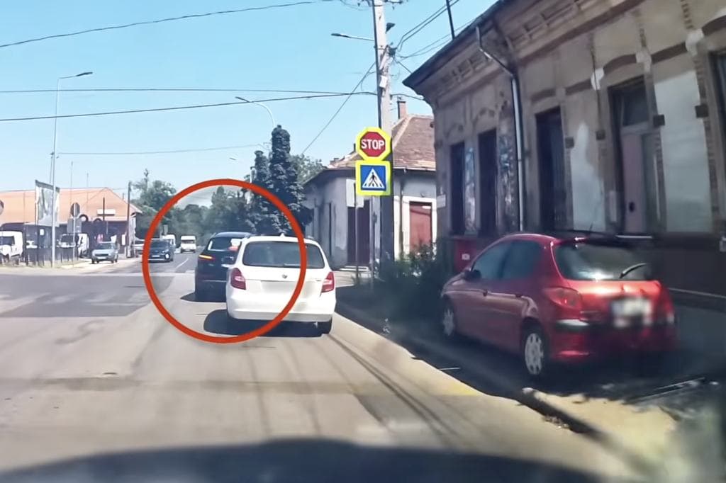 Lazán az út közepén hagyta az Audit, amíg beszaladt a boltba