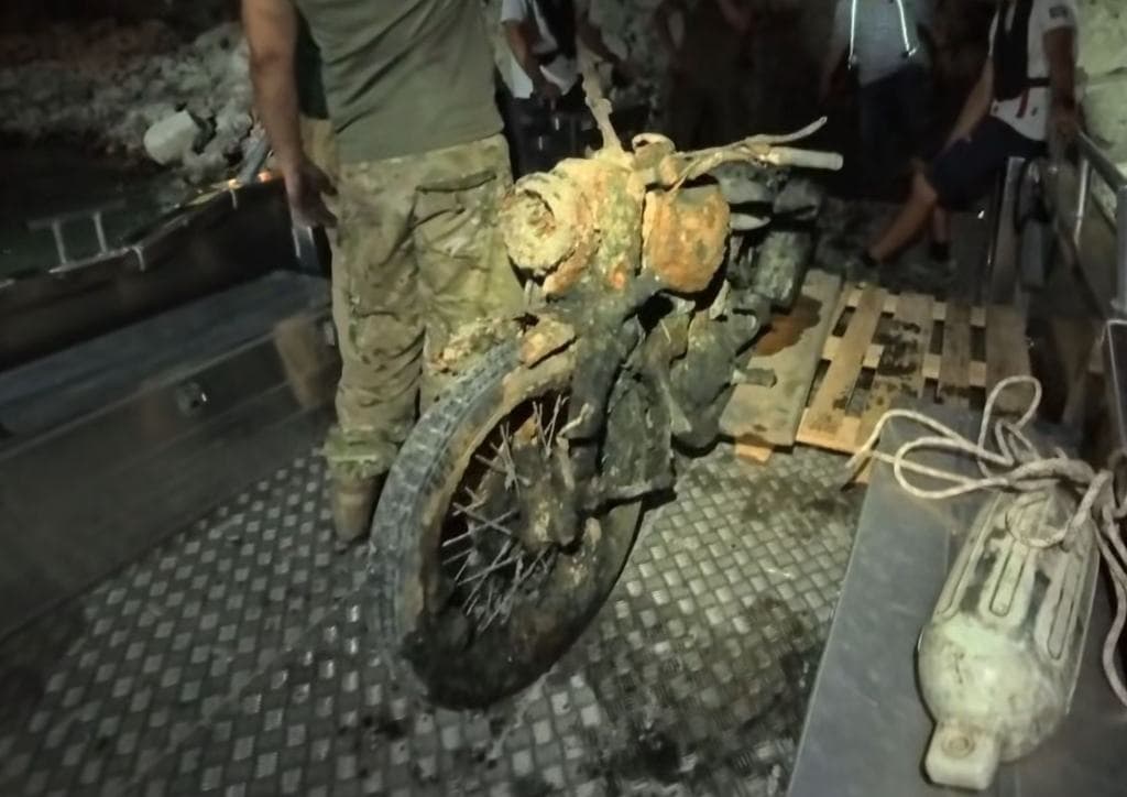 Második világháborús DKW motort találtak a Dunában