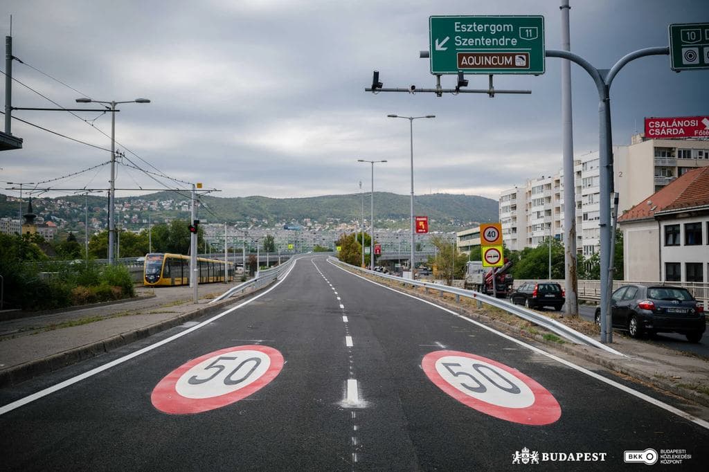 Vasárnap újra megnyílik a Flórián téri északi felüljáró