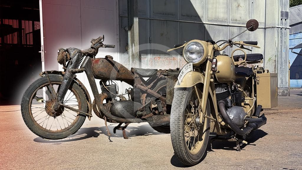 Élőben láttuk a Dunából kihalászott motort és hihetetlen állapotban van!