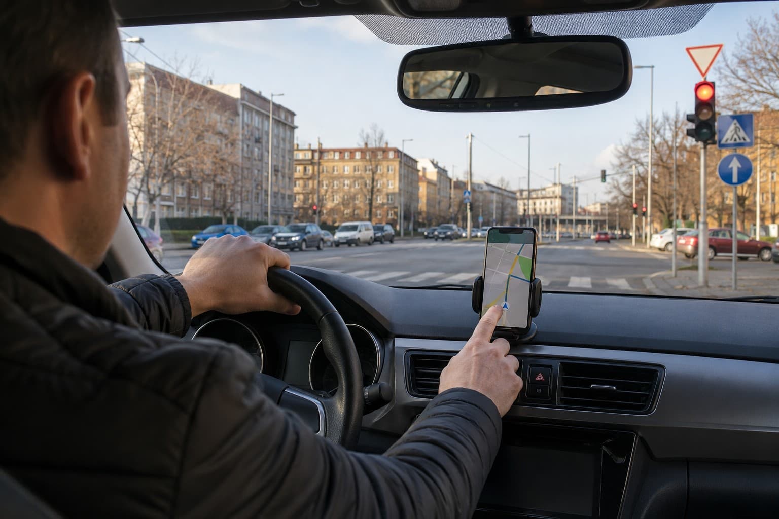 Telefon a tartóban, telefonozás piros lámpánál: mi számít szabálytalannak?