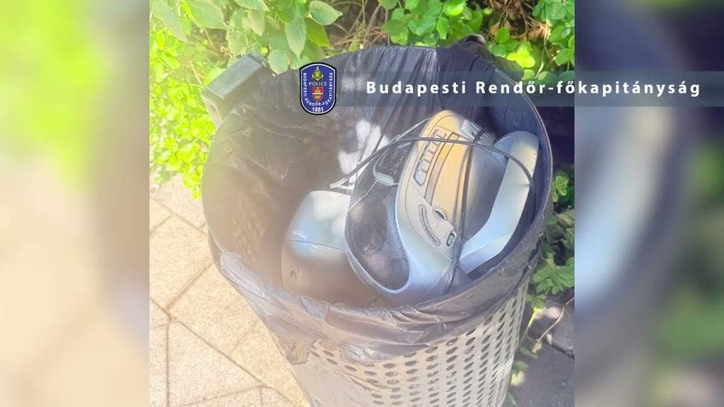 Ismételt betörés egy zuglói iskolában: milliós lopott cuccal üldögéltek a padon