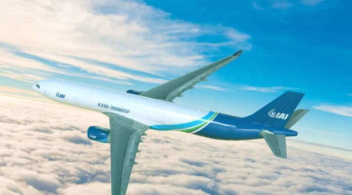 Először szállt fel az IAI A330-300-asból átalakított áruszállítója