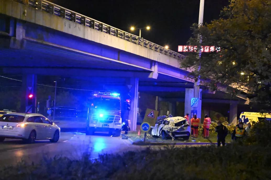 Vádat emeltek a 25 éves sofőr ellen, aki a Váci úti felüljárón okozott halálos balesetet áprilisban