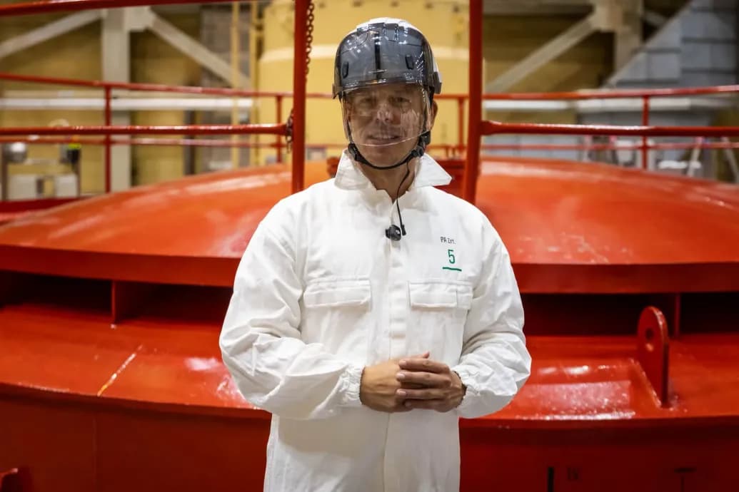 Magyar Péter: Újra termeli az áramot a paksi hatos turbina