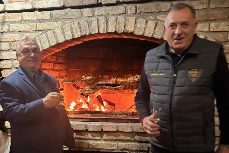 „Az igaz barátság örökre szól” – Orbán Viktor Milorad Dodiknál, a boszniai Szerb Köztársaság volt elnökénél járt