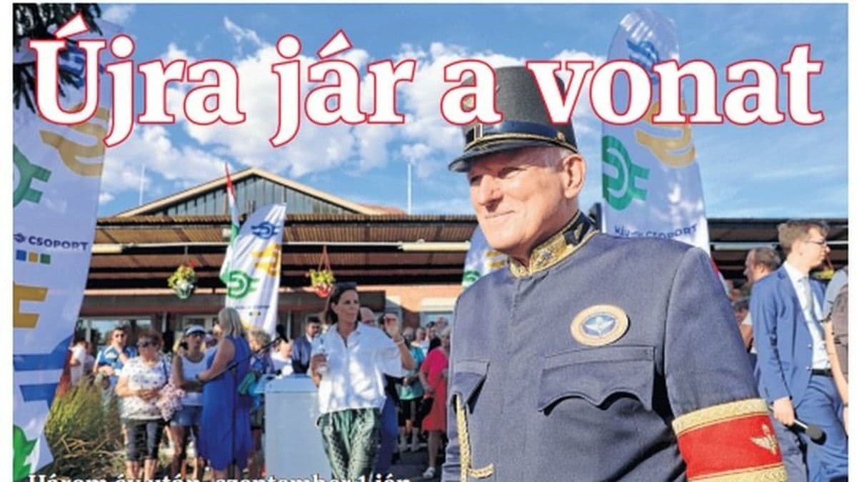 Újraindult a vonatközlekedés: már az újságárusoknál az Észak-Magyarország!
