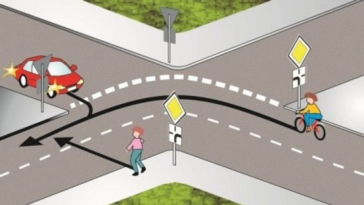 KRESZ-teszt: végzetes lehet, ha itt rosszul döntesz