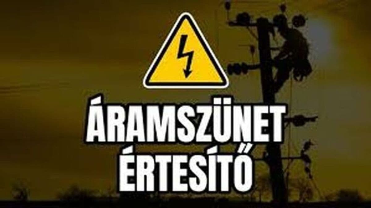 Újabb áramszünetre kell számítani Székesfehérváron