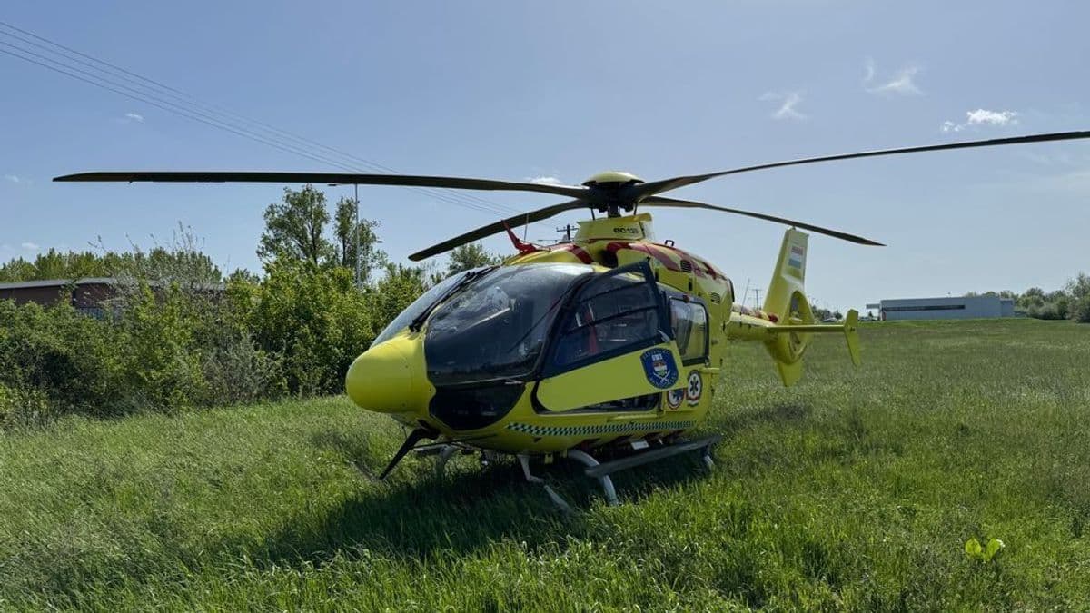 Mentőhelikoptert riasztottak a súlyos balesethez, kétgyermekes férfi vesztette életét Hevesben – fotók, videó