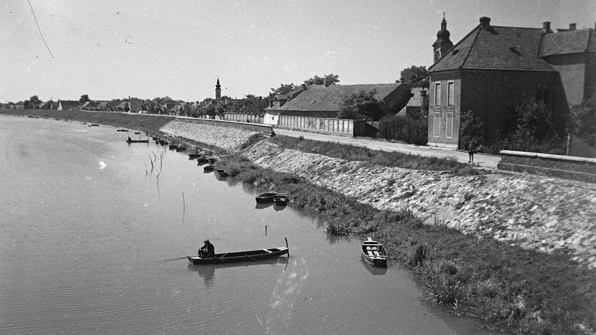 Amikor még magasan állt a vízszint - Elképesztő retró fotókon a Rába