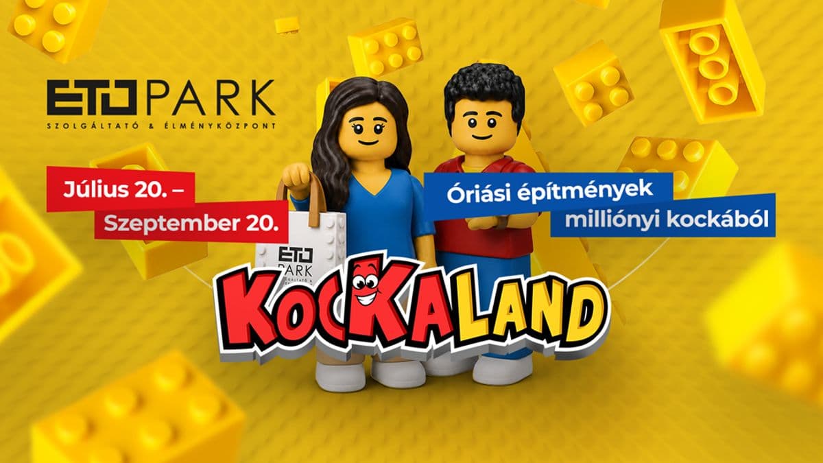 KocKaland kiállítás az ETO Parkban – ahol a fantázia kétmillió kockából épül fel
