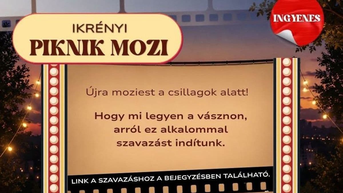 Újra moziest lesz Ikrényben, a filmet is megszavazhatod