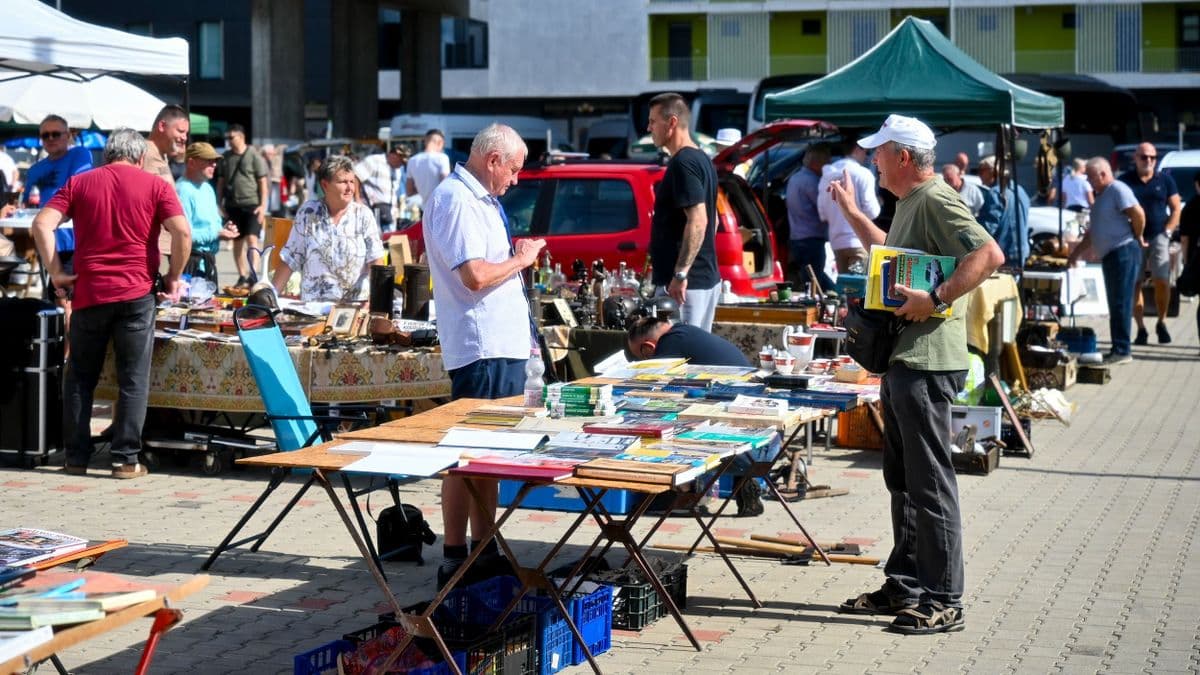 Kincsek, kézműves portékák, időtálló régiségek - Képgaléria a győri régiségvásárról