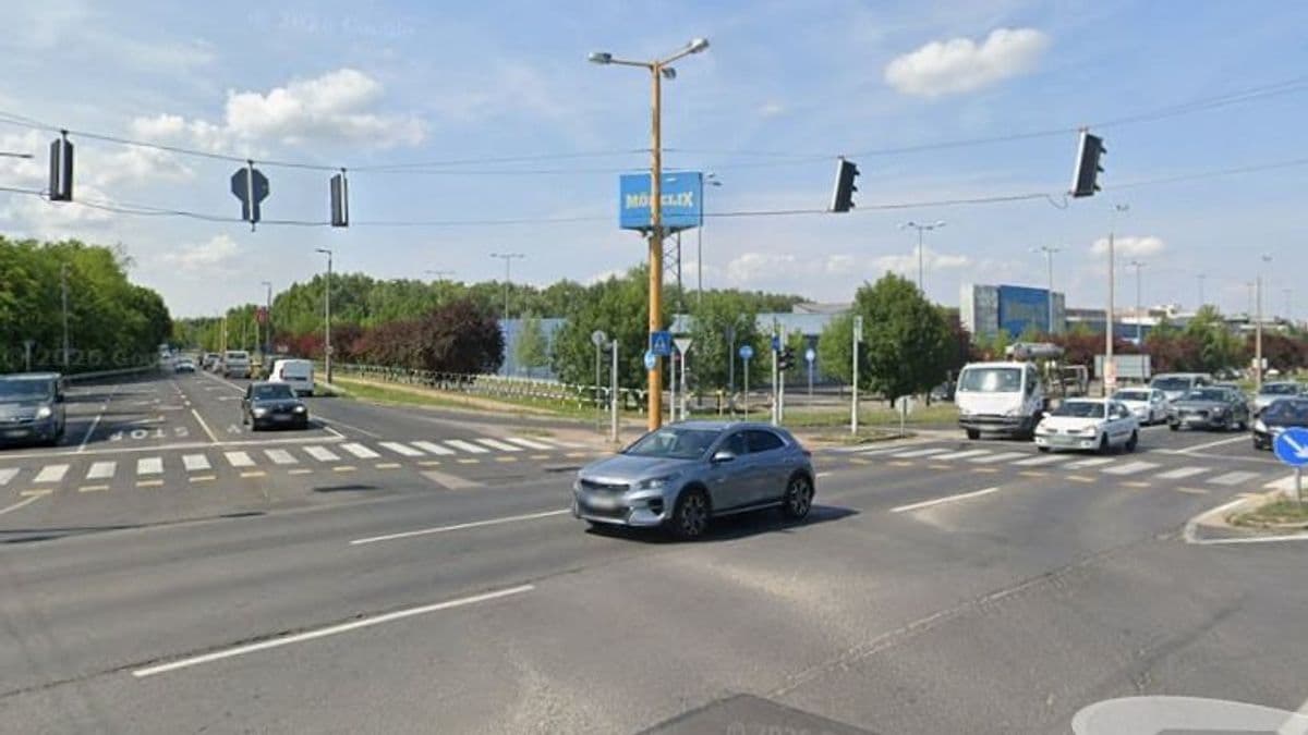 Gond volt a győri jelzőlámpákkal, ezért villogtak sárgán