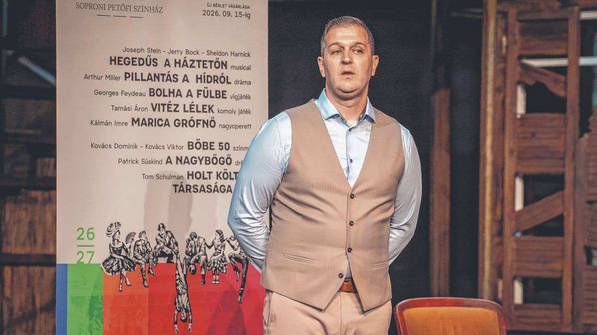 A mi kis falunk közmunkása új szerepkörben tűnik fel Sopronban