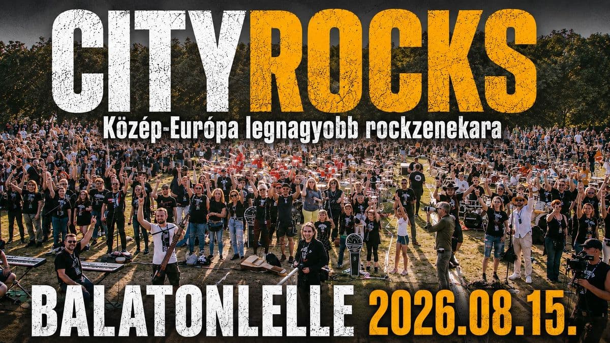Megremeg a Balaton déli partja a CityRockstól szombaton
