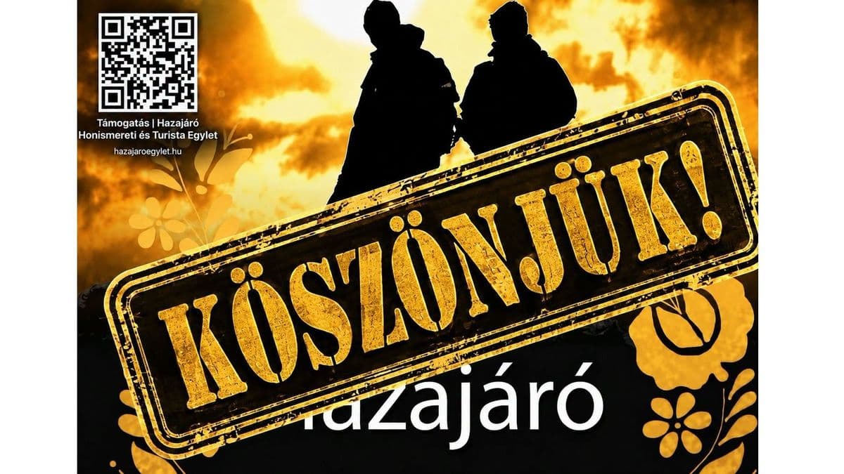 Sikerrel zárult a gyűjtés, tovább halad végtelen útján a Hazajáró