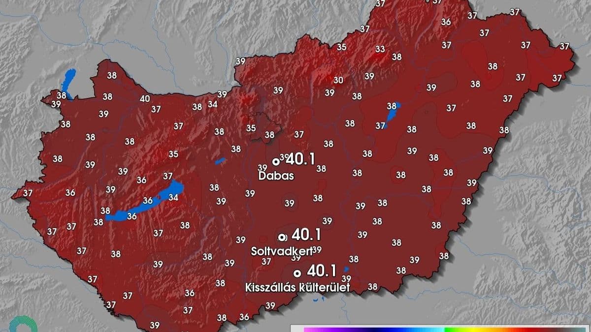 Megdőlt a fővárosi melegrekord, az országos csúcsot három helyen is beállították