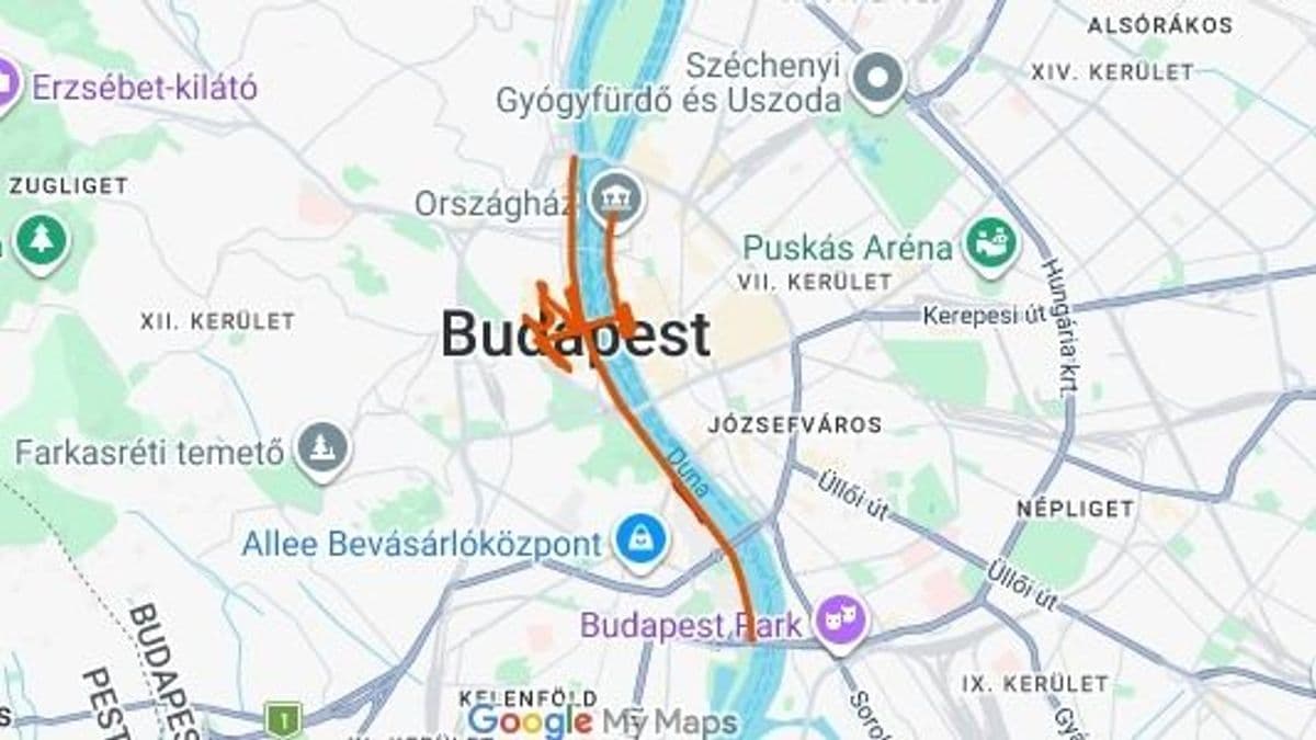 Futóverseny miatt forgalomkorlátozás lesz a hétvégén Budapest négy kerületében