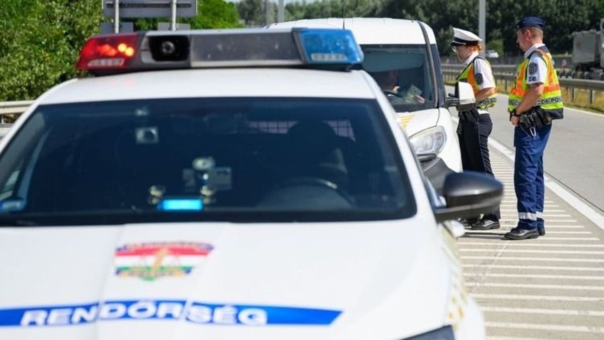 Lefújták a gyorshajtók ellenőrzését a rendőrök a nagy meleg miatt