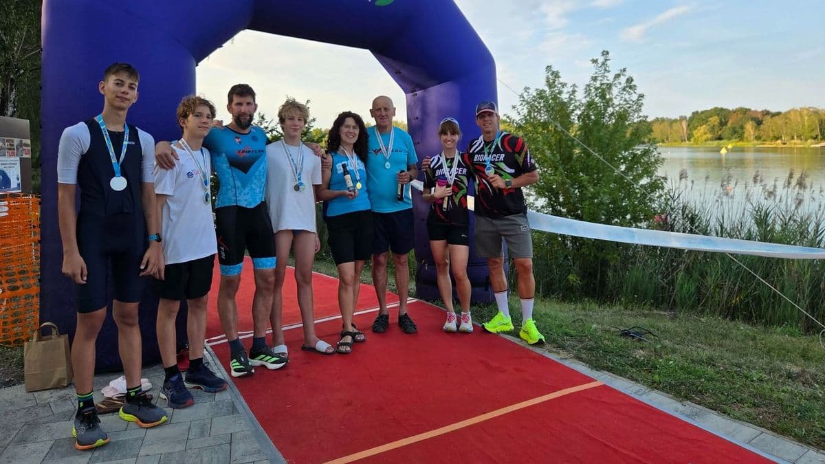 Triatlon: sikeres vasi sportolók Zalában