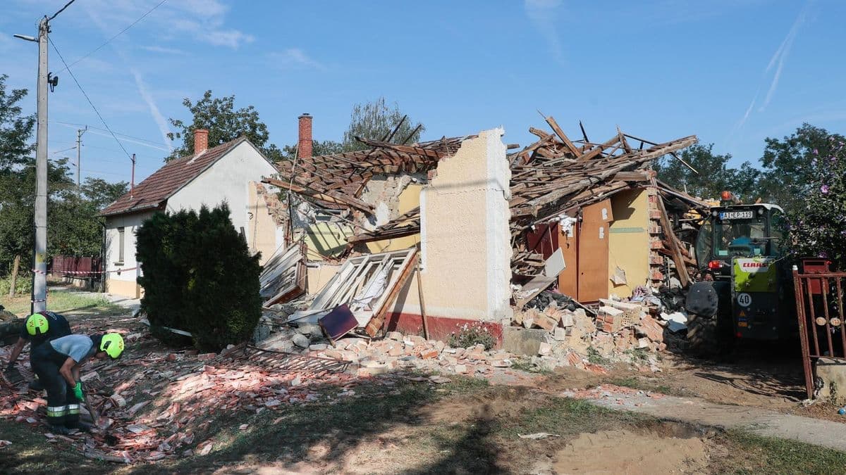 Győrvári robbanás: továbbra is életveszélyes állapotban, intenzív osztályon a férfi