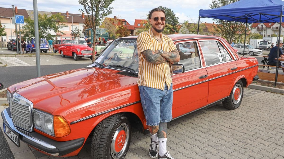 Autós időutazás Sárváron: közel hetvenéves járgányok és igazi rock&roll hangulat - fotók