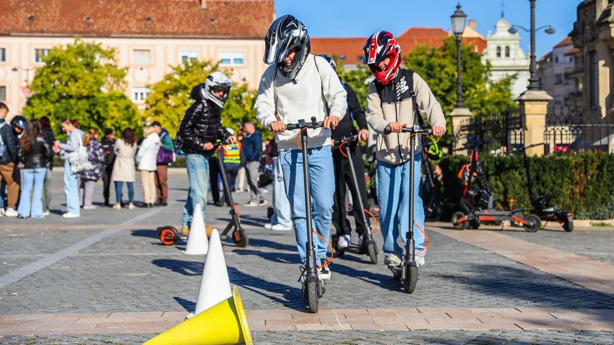 Egyre több a rollerbaleset Szombathelyen: a fiatalok szerint az autósok sem könnyítik meg a dolgukat
