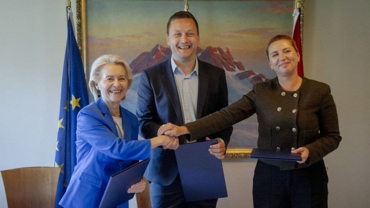 Grönland hirtelen nagyon fontos lett az EU-nak is, von der Leyen odament udvarolni és pénzesőt ígér