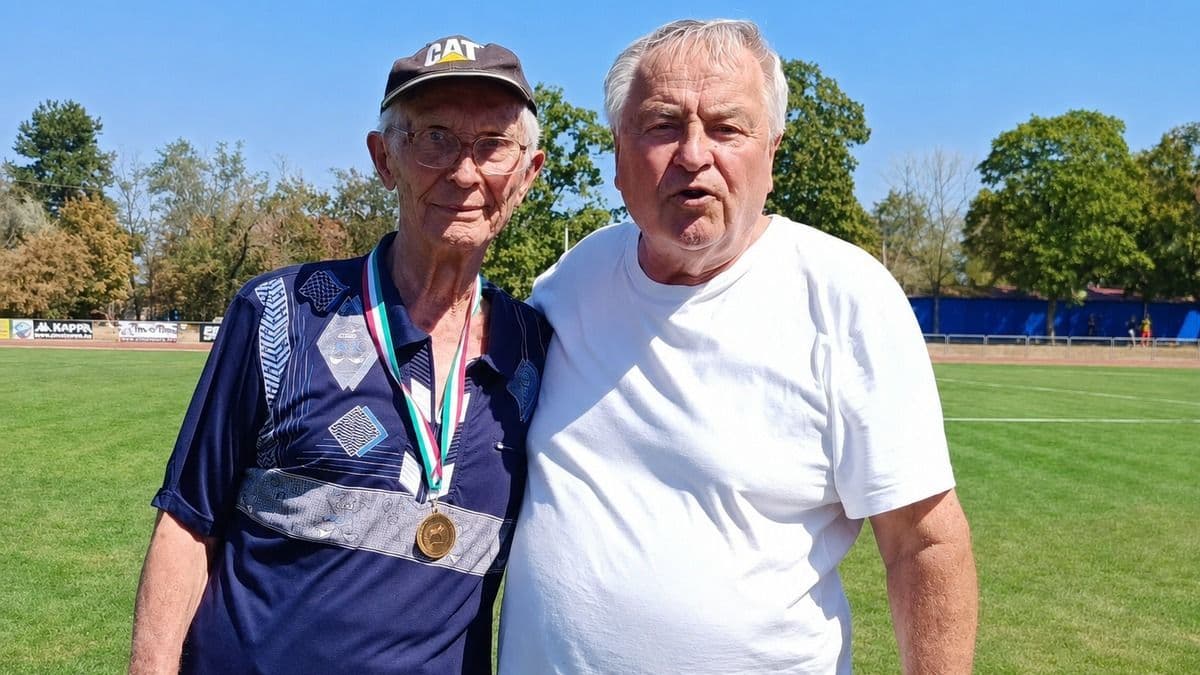 A hőség sem állította meg a 99 éves balatoni matematika professzort, újabb futóversenyt nyert