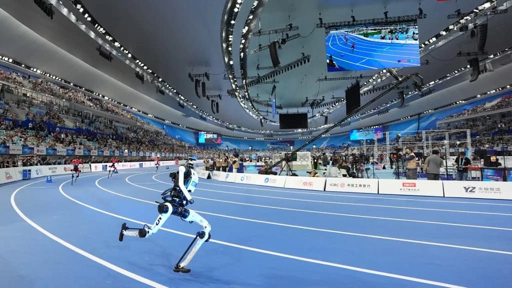 Kínai humanoid robot állított fel új világcsúcsot 100 méteren