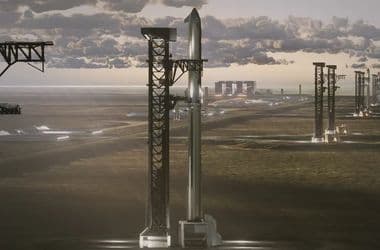 Videón Elon Musk őrült terve: 505 négyzetkilométeres űrkikötő épül, 10 Starship-rakétát lehet majd indítani róla