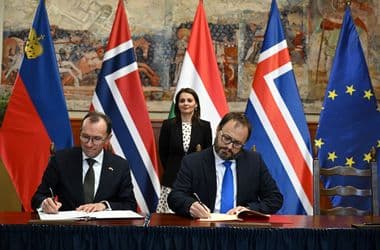 Aláírták a Norvég Alapról szóló megállapodást, 92 milliárd forint érkezik