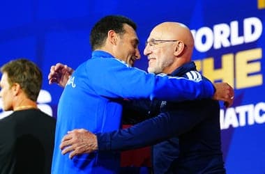 Mester és tanítványa – egy megható kép arról, milyen viszonyban van a spanyol és az argentin szövetségi kapitány