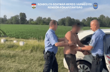 Elképesztő hajsza: a rendőrök elől menekülve kétszer is átúszta a Szamost egy szabolcsi autótolvaj