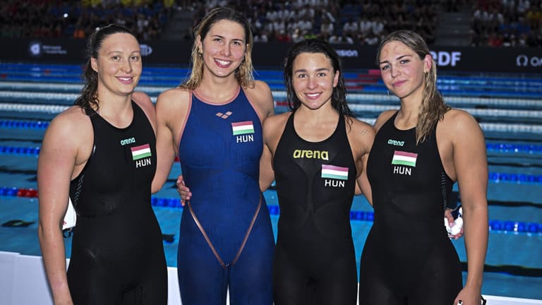 Európa-bajnoki ezüstérmes a magyar női 4x200-as gyorsváltó
