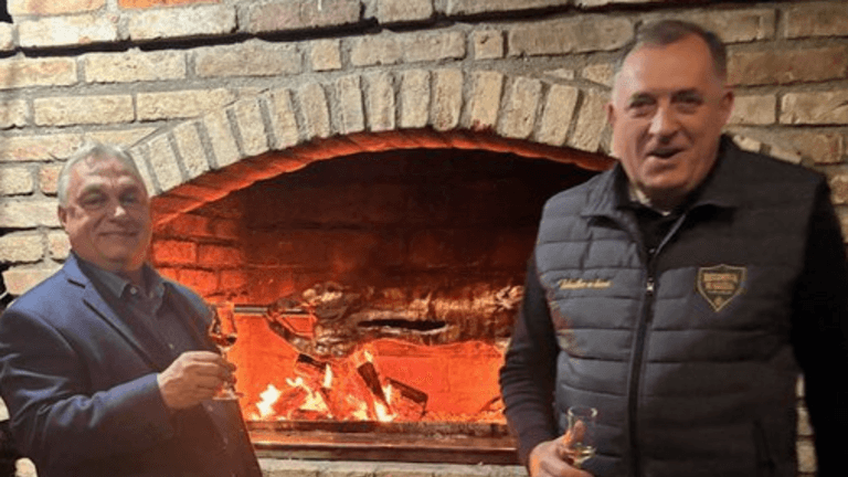 A boszniai Szerb Köztársaság korábbi elnöke, Milorad Dodik látta vendégül Orbán Viktort és feleségét