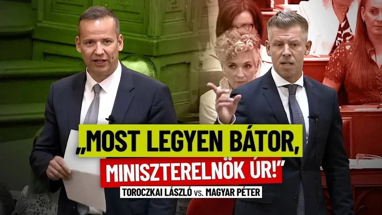 Toroczkai László: „Most legyen bátor, miniszterelnök úr!”